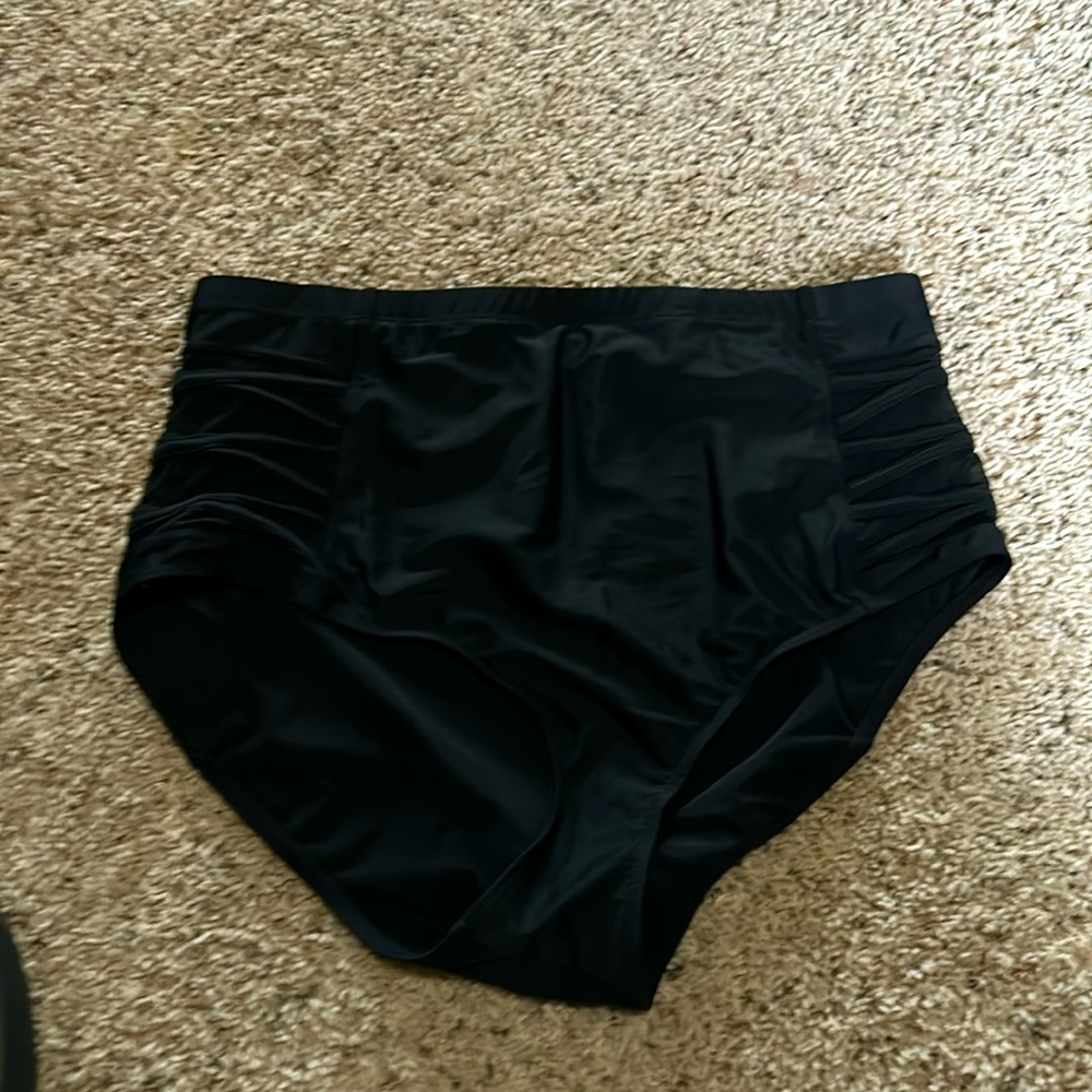 Torrid. High rise lattice side swim bottoms. Size 2